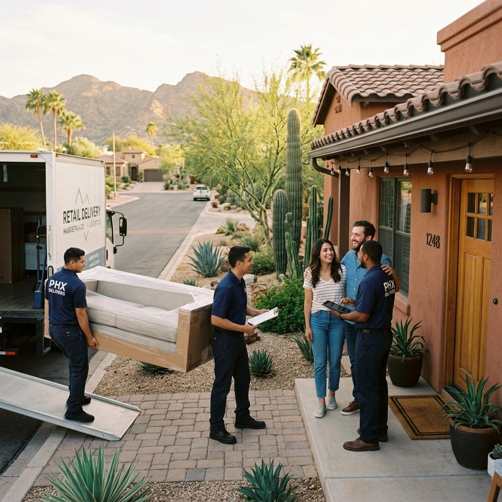 How to Choose the Best Furniture Delivery in Phoenix: Retail vs. Marketplace Compared